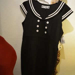 Hell Bunny sailor dress((last chance)